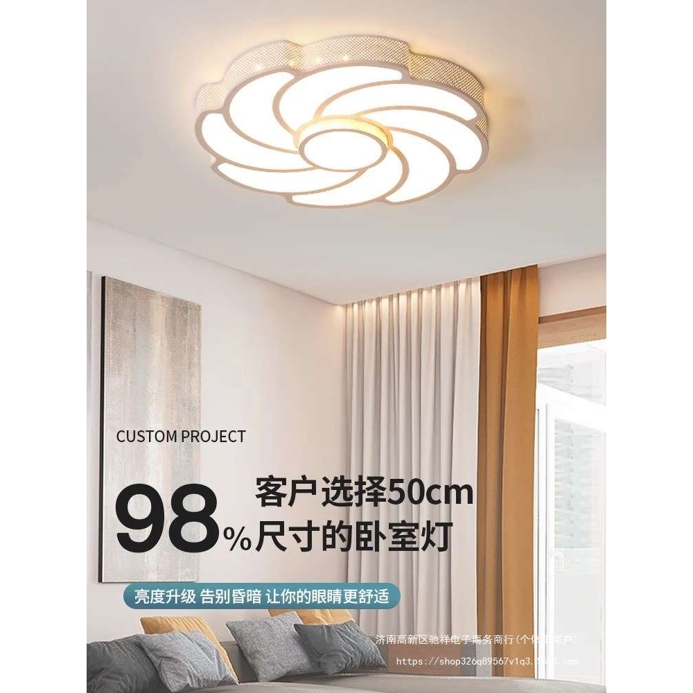 主卧室灯2024新款客厅LED吸顶灯 儿童房间灯现代简约中山灯具大全