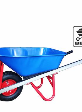美洲澳洲深斗大斗独轮手推车 WB8614 园林农场手推工具车