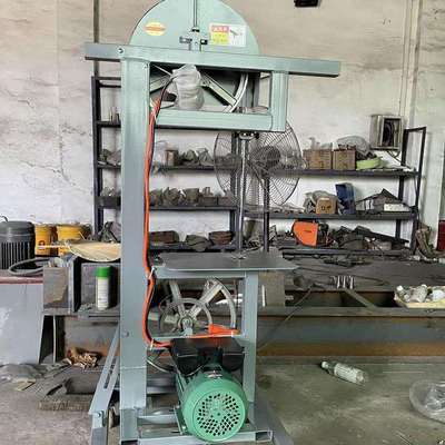 寿材曲线锯小型带锯机棺木手推齐头锯多功能斜度曲线锯寿木工切割