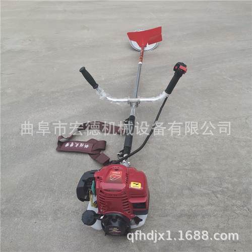 四冲程背负式除草机 果园内杂草割草机 小型侧挂式除草机