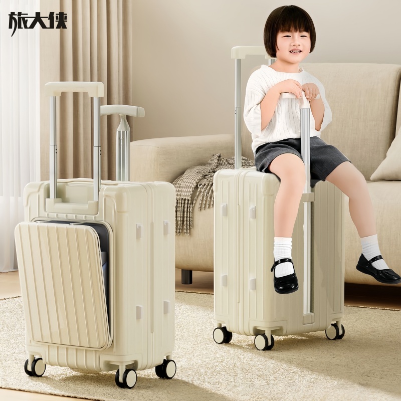宝妈遛娃行李箱儿童可坐骑