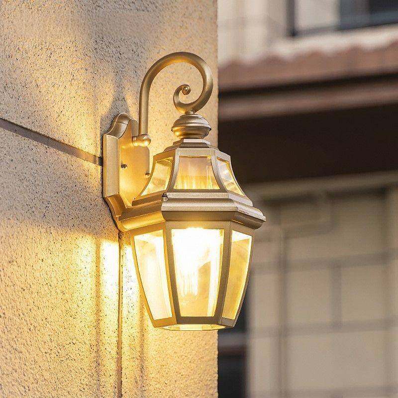 户外壁灯防水欧式室外阳台别墅景观花园露台大门庭院金色外墙壁灯,家装灯饰光源,景观庭院灯饰,淘宝优惠券,粉丝福利购,淘宝优惠卷