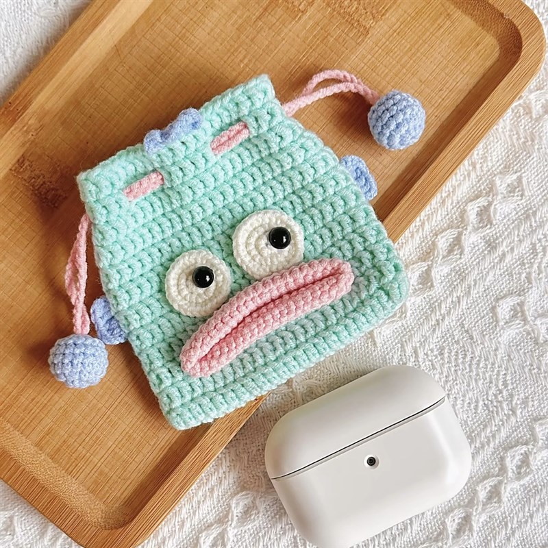 小丑鱼可爱毛线零钱包耳机包送礼物自制手工diy钩针编织材料包