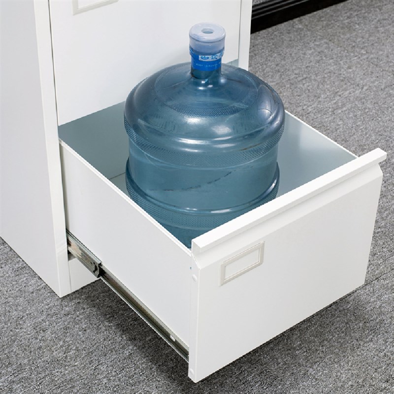 办公室A4FC文件柜抽屉式挂捞柜档案资料柜铁皮卡箱带锁小矮柜子