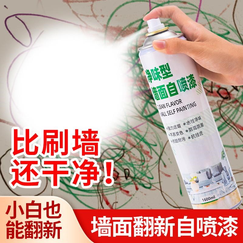 梵娜百货墙面净味修复自喷漆家用墙面发霉发黄刮痕涂鸦翻新补墙漆