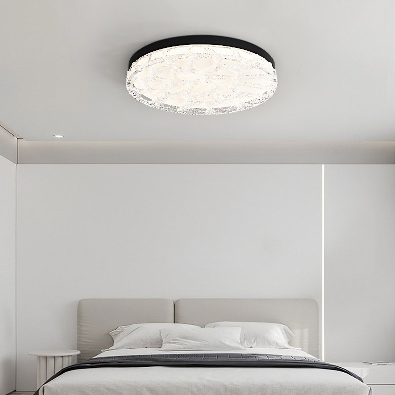 意式极简卧室吸顶灯现代简约高级感房间灯北欧护眼主卧室高级感灯