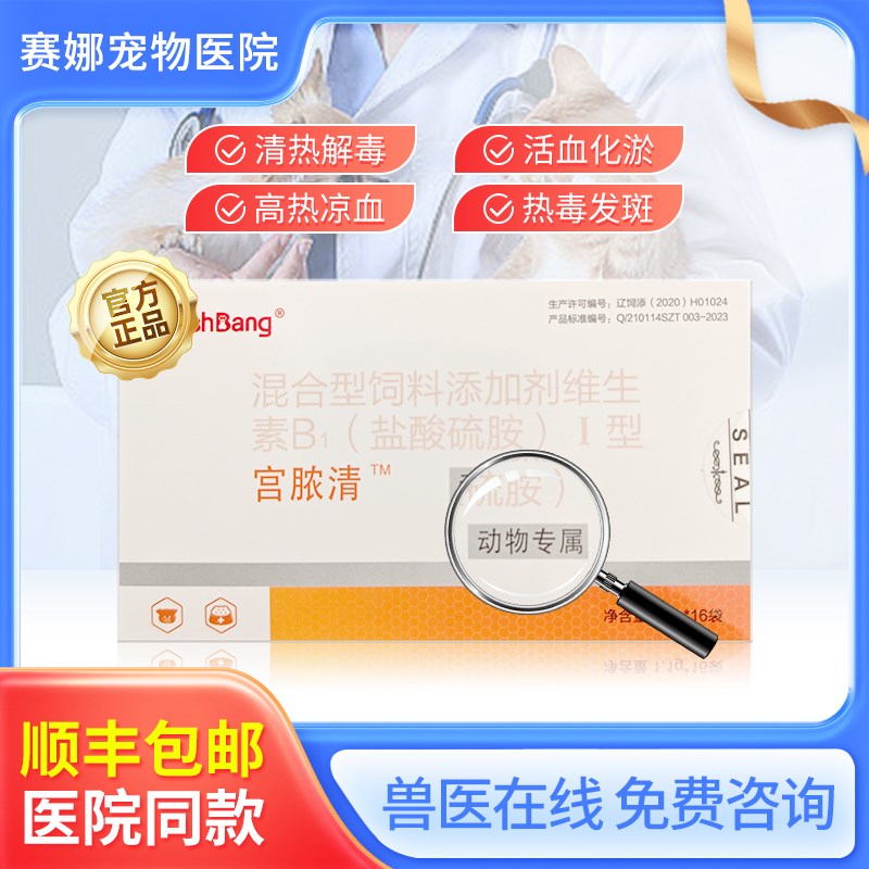 宫脓清宠物大梆猫用仓鼠狗狗猫咪狗用分装犬猫通用宫脓净宫脓康