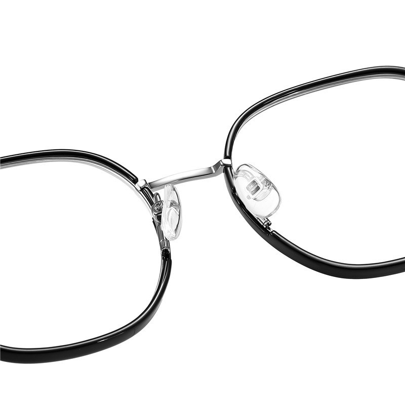 2024新款钛架超轻眼镜圆脸素颜显白男女简约款近视眼镜框可配度数