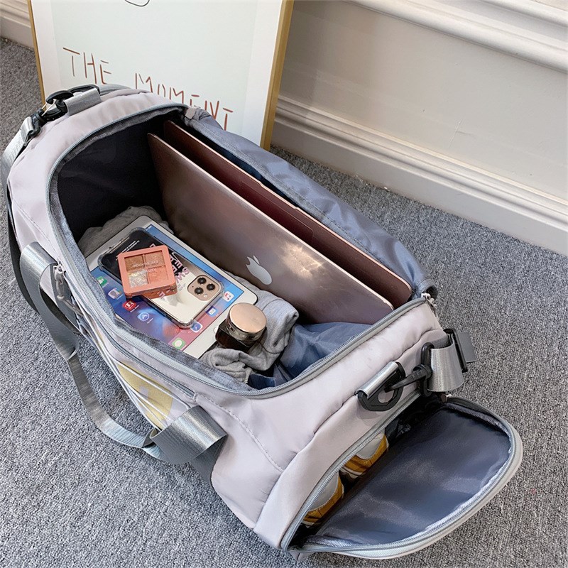 大容量旅行包男高级感旅行袋户外运动健身包独立鞋仓干湿分离定制