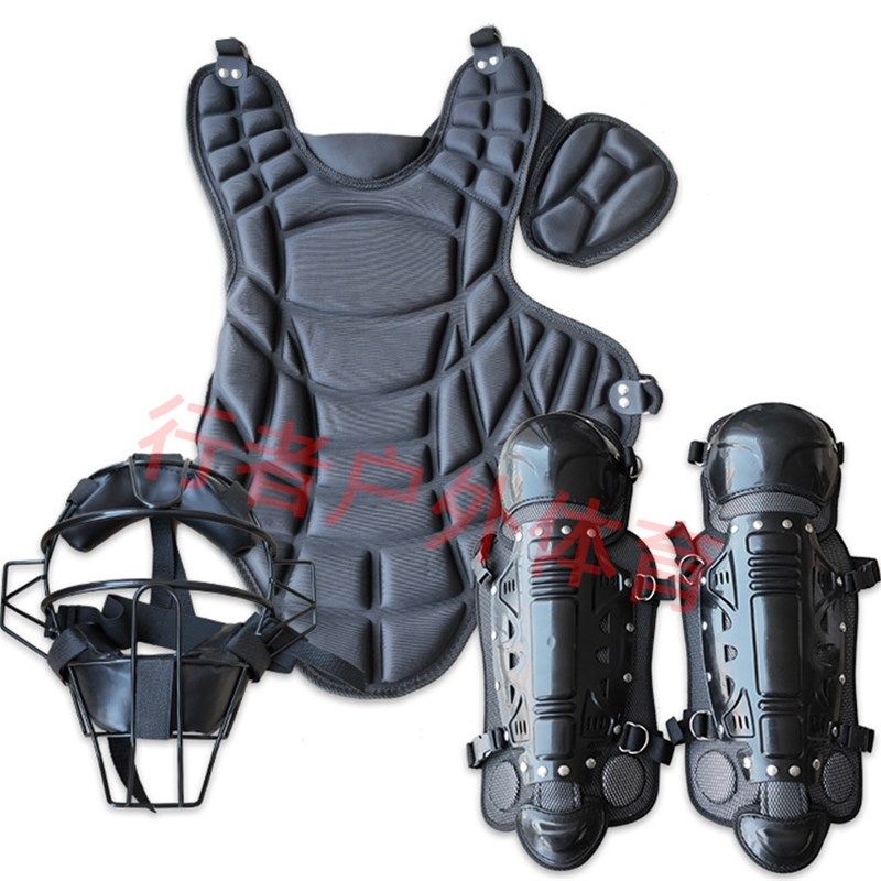 捕手护具棒垒f球护具棒球头盔护胸护膝护腿护面打击儿童少年青年