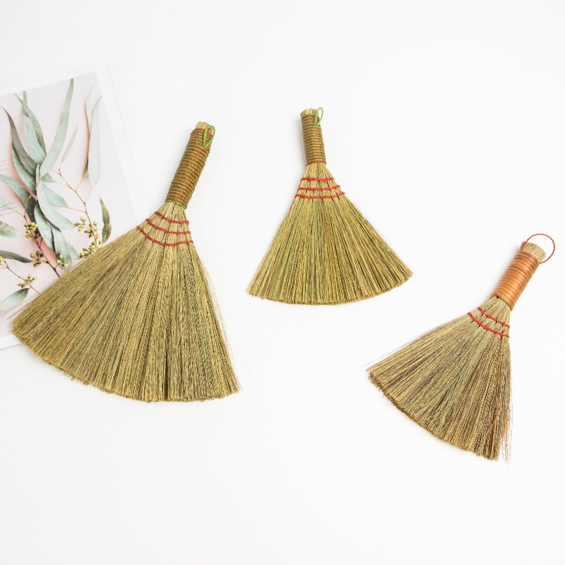 现货芒草小扫把桌面扫除尘掸A子家用清洁草刷子酒店多用芒草刷