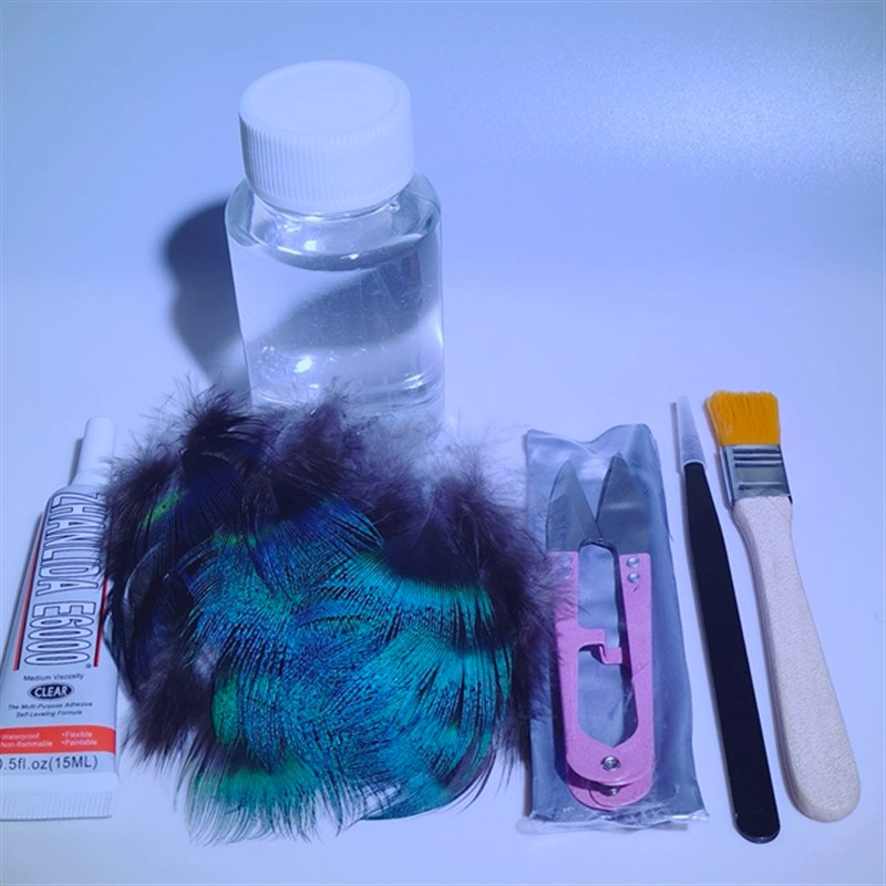 点翠手工艺DIYk材料包研学劳动实践团建活动沙龙饰品工具辅材羽胶