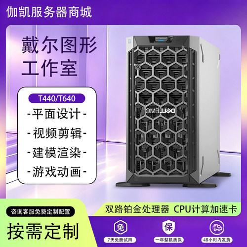 戴尔服务器双路铂金处理器