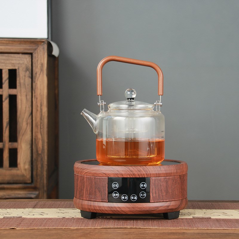 蒸煮两用茶壶玻璃壶家用客厅蒸汽烧水壶蒸茶煮茶炉套装电陶炉泡茶