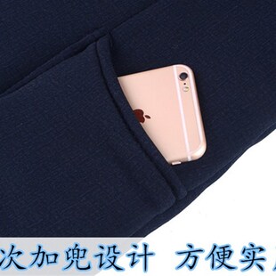 加绒加厚大码 冬季 套装 棉袄棉裤 内K外穿棉衣中老年人保暖 棉服男士