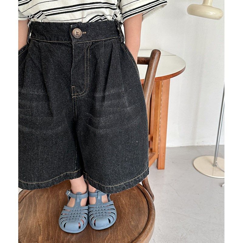 暮晨家新款夏装2025男童薄款磨白牛仔裤短裤中小童宽松阔腿七分裤,童装/婴儿装/亲子装,裤子,淘宝优惠券,粉丝福利购,淘宝优惠卷