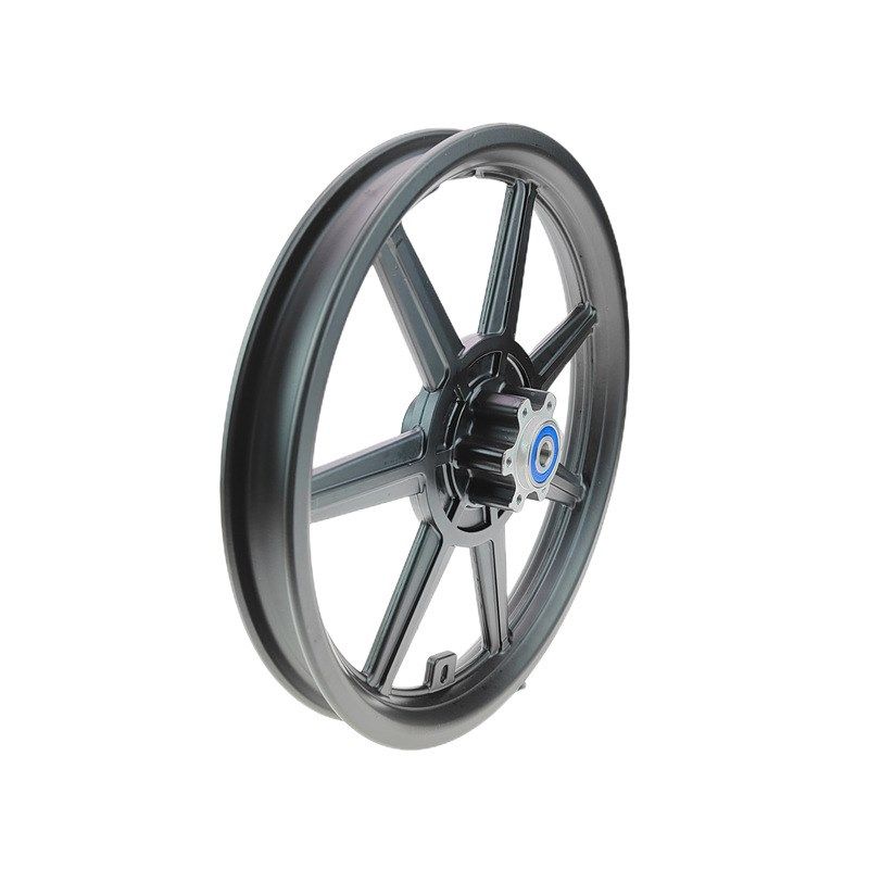 代驾车前轮圈85宽锂电电动车65宽铝合金前轮毂折叠车碟刹前车圈