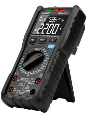 DM100C多功能高精度手自一体防烧型数字万用表家电维修电工专用表