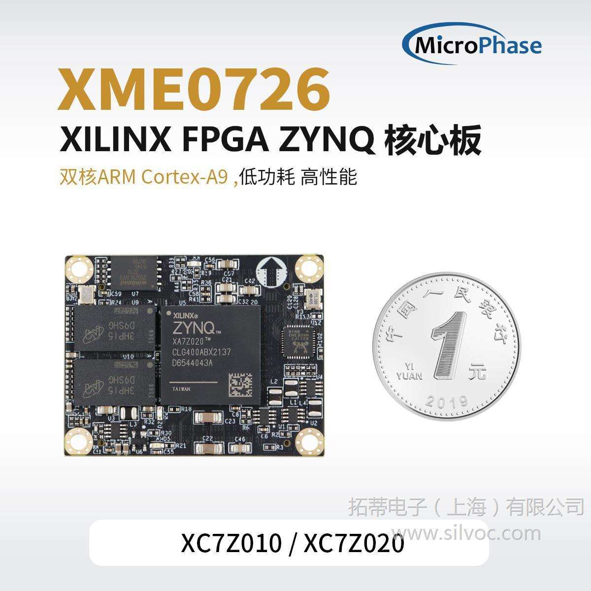 微相 FPGA核心板 Xilinx ZYNQ7020 ARM工业级 ZYNQ核心板 XME0726