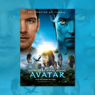 阿凡达1 电影海报装饰画周边背景墙贴纸房间定制签名宿舍卧室卡片