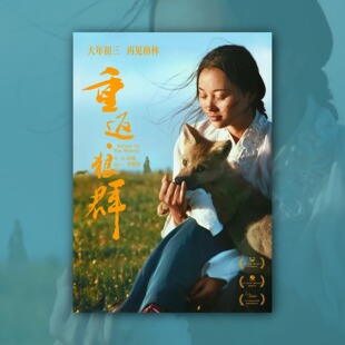 重返狼群电影海报装饰挂画框周边背景墙贴纸定制布置房间物料卧室