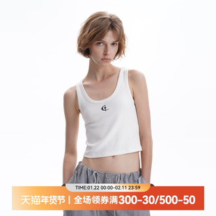 QUARTER IN NIGHT2025夏季新款基础款短款背心