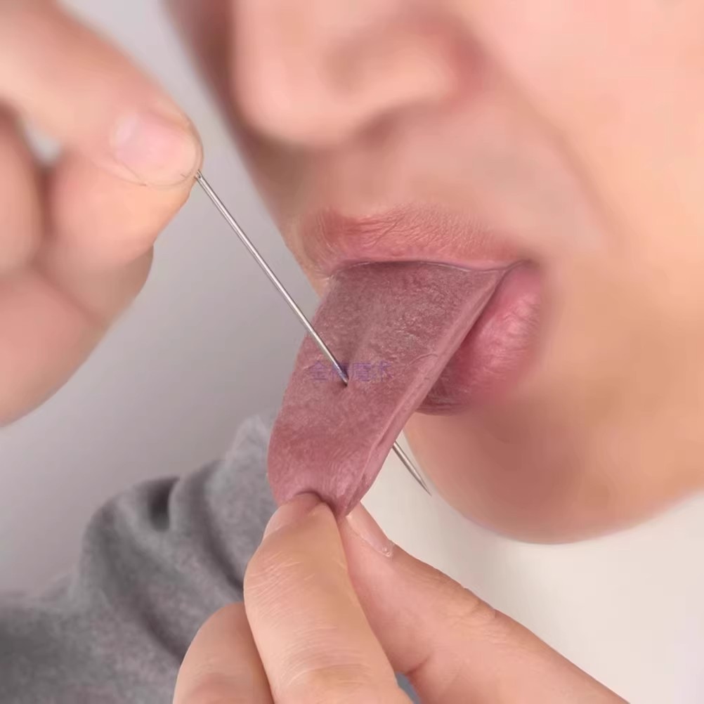 假舌头恶搞整蛊吓人玩具仿真舌头模型整人神器魔术道具恶作剧趣味