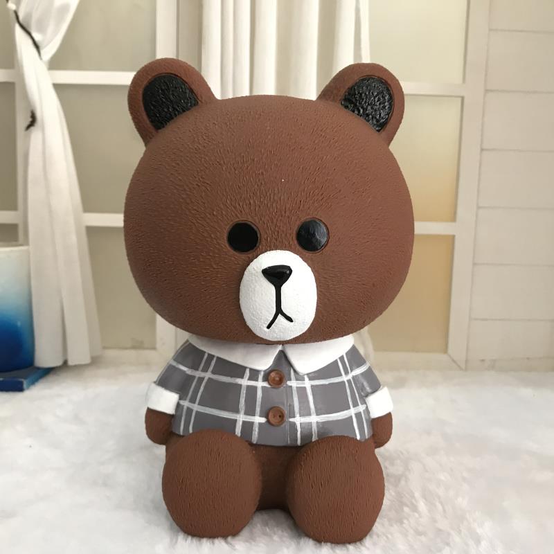 超大新款号存搪胶大容量创意可爱储钱罐防摔儿童男女孩生日礼物