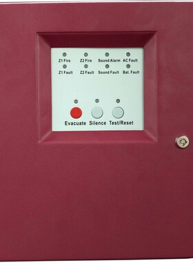 Fire alarm control wpanel 传统非编 2回路火警主机 火灾控制器