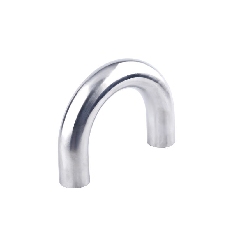 304不锈钢18k0度弯管卫生级快装U型弯头抛光焊接半圆卡盘弯头卡箍