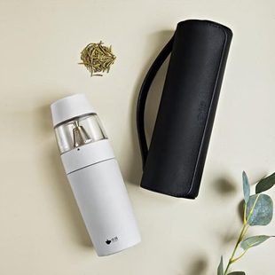 高檔恒福 茶水分離泡茶杯玻璃杯女茶杯創(chuàng)意隨手水杯過(guò)濾便攜杯子