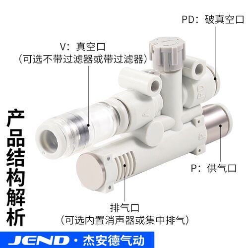 带破坏真空发生器VYL VYE VYH07-666F 07-666JF 05-666J 05-666