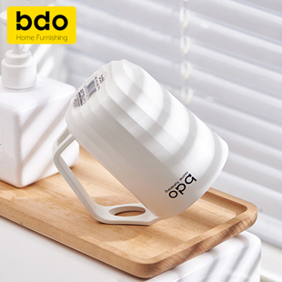 BDO简约洗漱口杯家用刷牙杯子北欧牙桶套装创意牙缸杯情侣牙刷杯