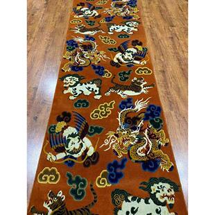 器世界尼泊尔纯手工羊毛藏毯大经堂地毯别墅地毯佛堂地毯