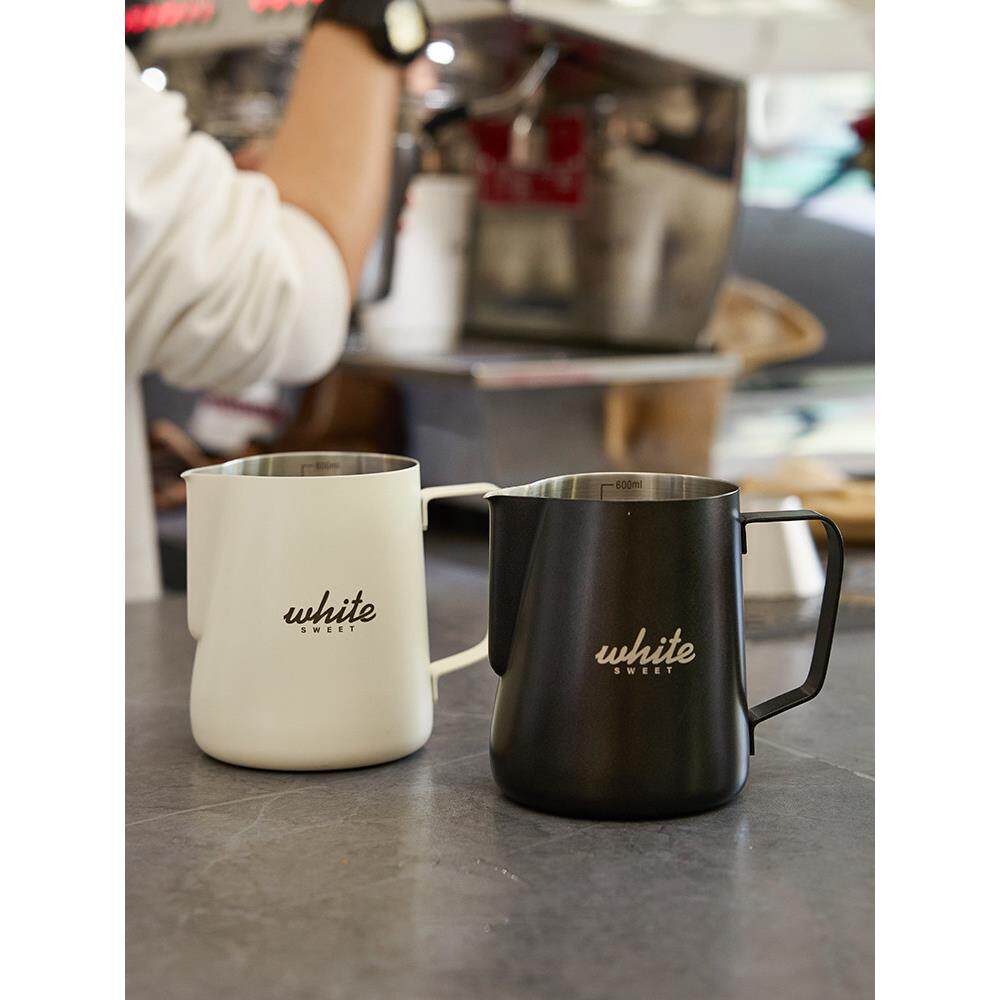 米力丰武304不锈钢拉花大桶尖口和牛奶大桶拉花牛奶泡沫杯咖啡器