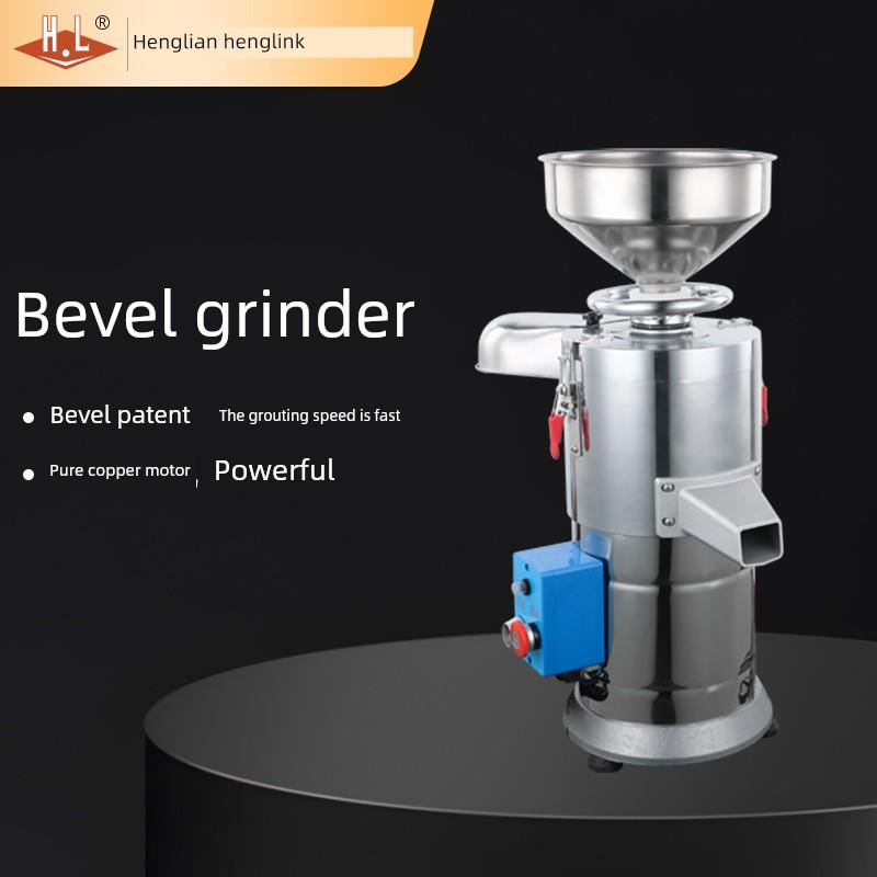 恒联商用斜面豆浆机浆渣分离机无过滤大豆粉碎机豆腐豆腐机打浆机