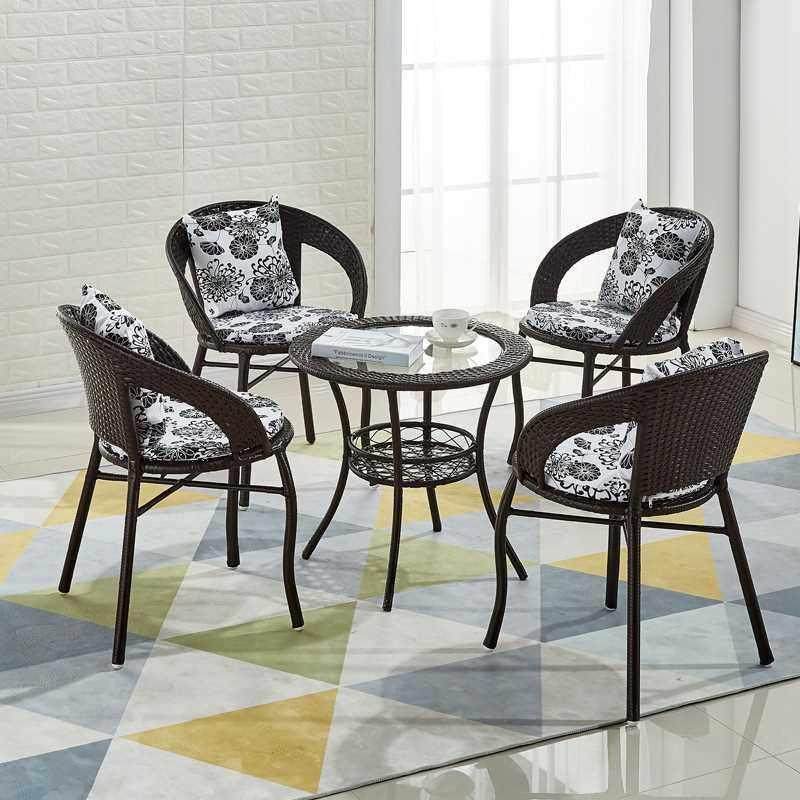 小藤椅阳台桌椅三件套现代简约休闲圆桌椅子茶几组合手工编制藤椅,基础建材,装饰盖,淘宝优惠券,粉丝福利购,淘宝优惠卷