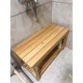 80长70长60长实木凳双人凳木凳老人浴凳浴室换储物柜换鞋 凳