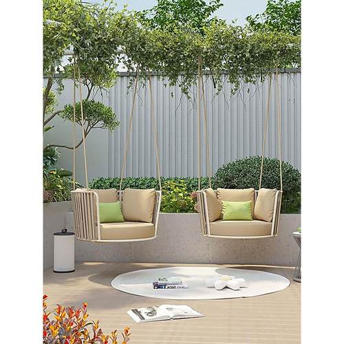 挂椅阳台家庭室内摇摆摇椅卧室客厅露台摇摆椅双挂家庭藤条