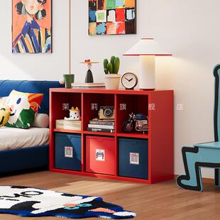 中古包豪斯家用卧室床边柜钢制床头格子柜置物收纳柜儿童书柜书架