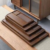 整块实木茶盘家用小水茶具套装 室型干泡茶台排茶海办公高167945端