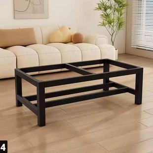 茶几框架桌子支架铁艺餐桌办公会议电脑桌吧台架子定制底座二层