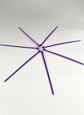 紫色尼龙扎带彩色塑料扎带3*100 4*150 L4×200 5×300绑带