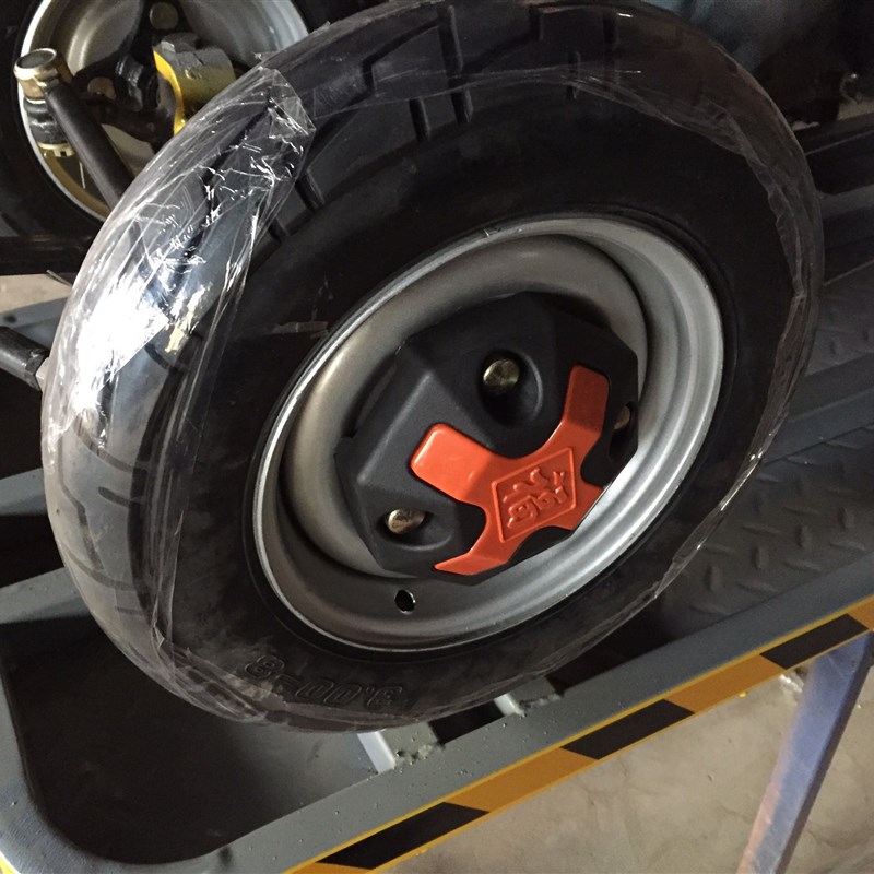 耐磨载重大手推车实心胎电动车实心轮胎300-8型