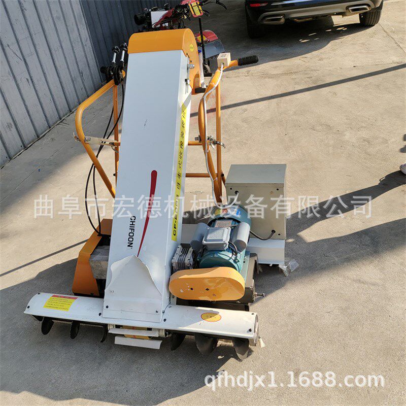 晒场收谷机 汽油7.5马力粮食装袋机 省时省力自走式稻谷装袋机