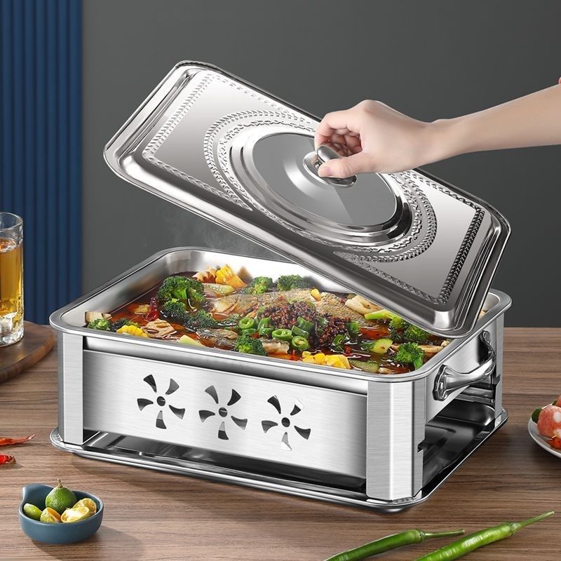 304不锈钢烤鱼盘长方形家用木炭碳烤炉专用烤鱼炉商用酒精炉,户外/登山/野营/旅行用品,烧烤炉/烤架,淘宝优惠券,粉丝福利购,淘宝优惠卷