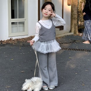 两件8.5折 喇叭裤 三件7.8折 针织背心 拼纱打底衫 小卫丽上新