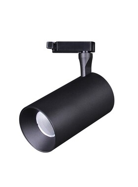 射灯商用 高显色0-10V可调光轨道灯LED天花聚光灯北欧黑色吸顶灯