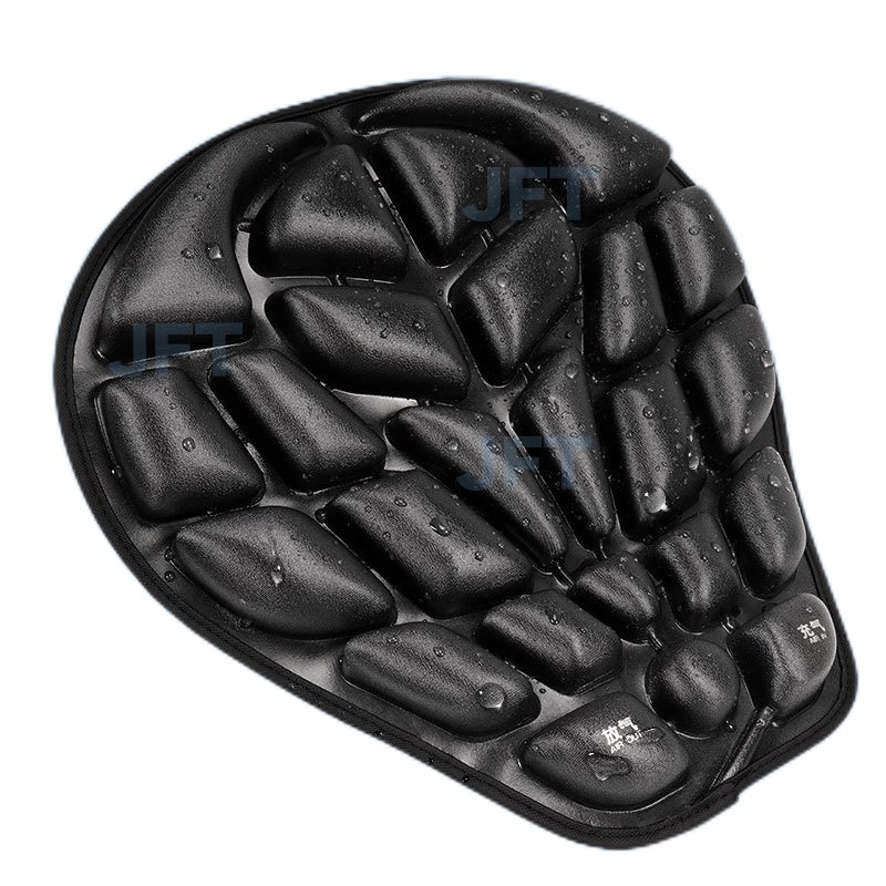 摩托车坐垫套防水防晒气囊充气减压透气垫越野长途加装电动车通用