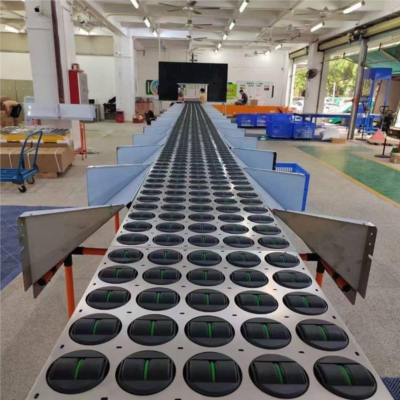 全自动分拣机智能设备快递物流直线窄带输送机摆轮扫描新款机器